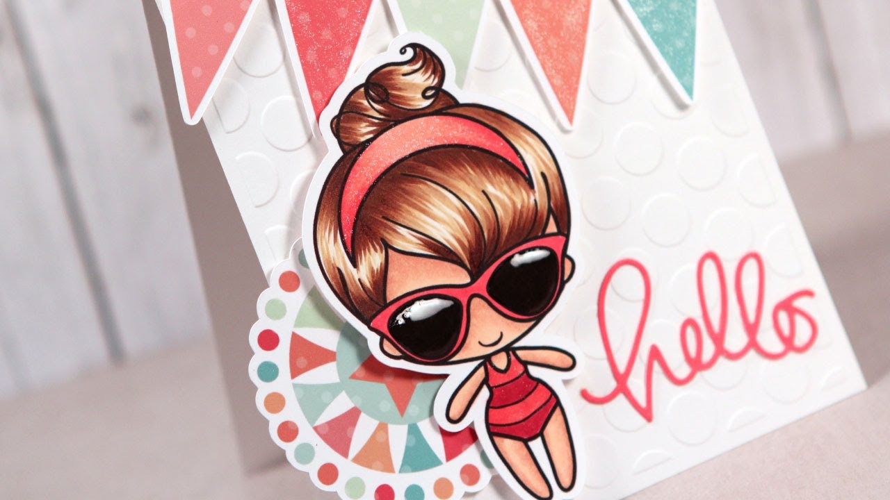 TGF Summertime Print & Cut Kit - Make a Card Monday #255