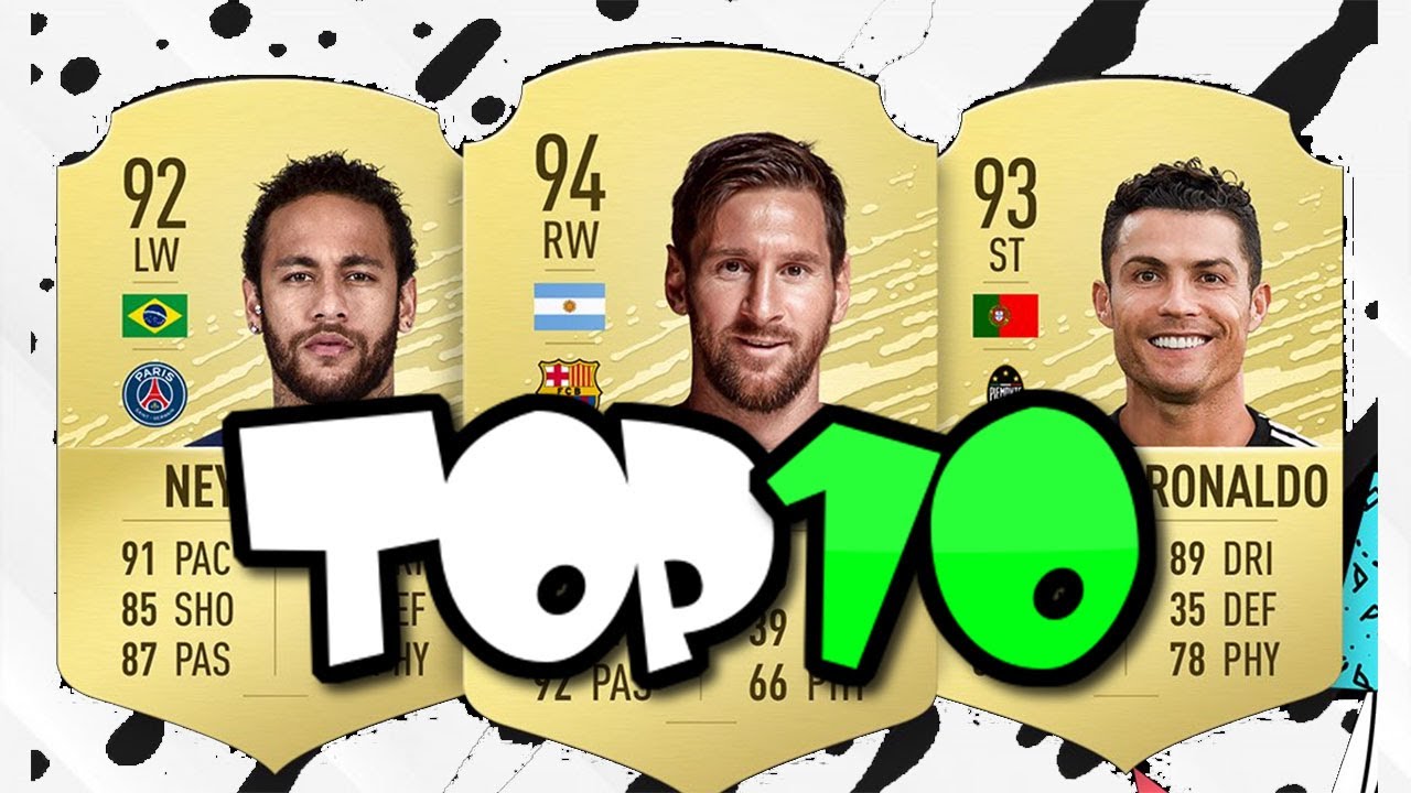 TOP 10 OFFICIAL RATINGS IN FIFA 20!