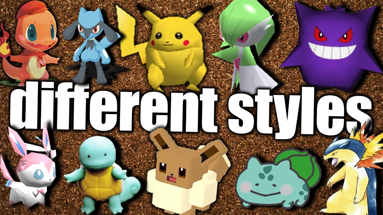 when Pokemon changes its art style...