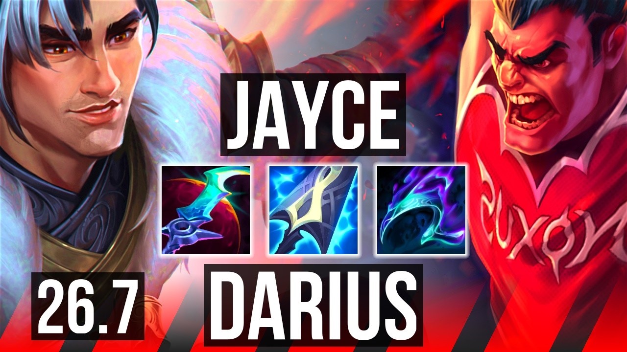 JAYCE vs DARIUS (TOP) | 69K damage | EUW Master | 26.7