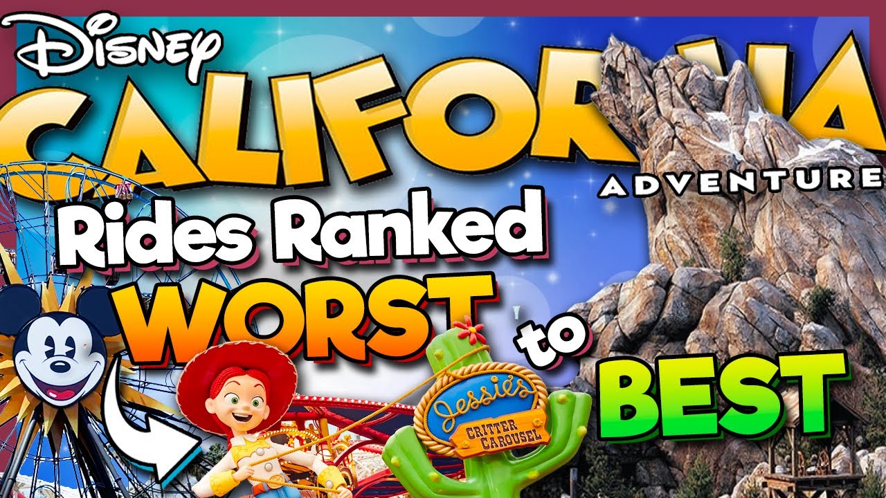 EVERY Disney California Adventure Ride RANKED Worst to Best in 2026