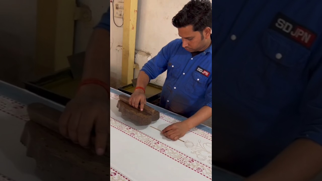 The Art of Traditional Block Printing | Step-by-Step Process !