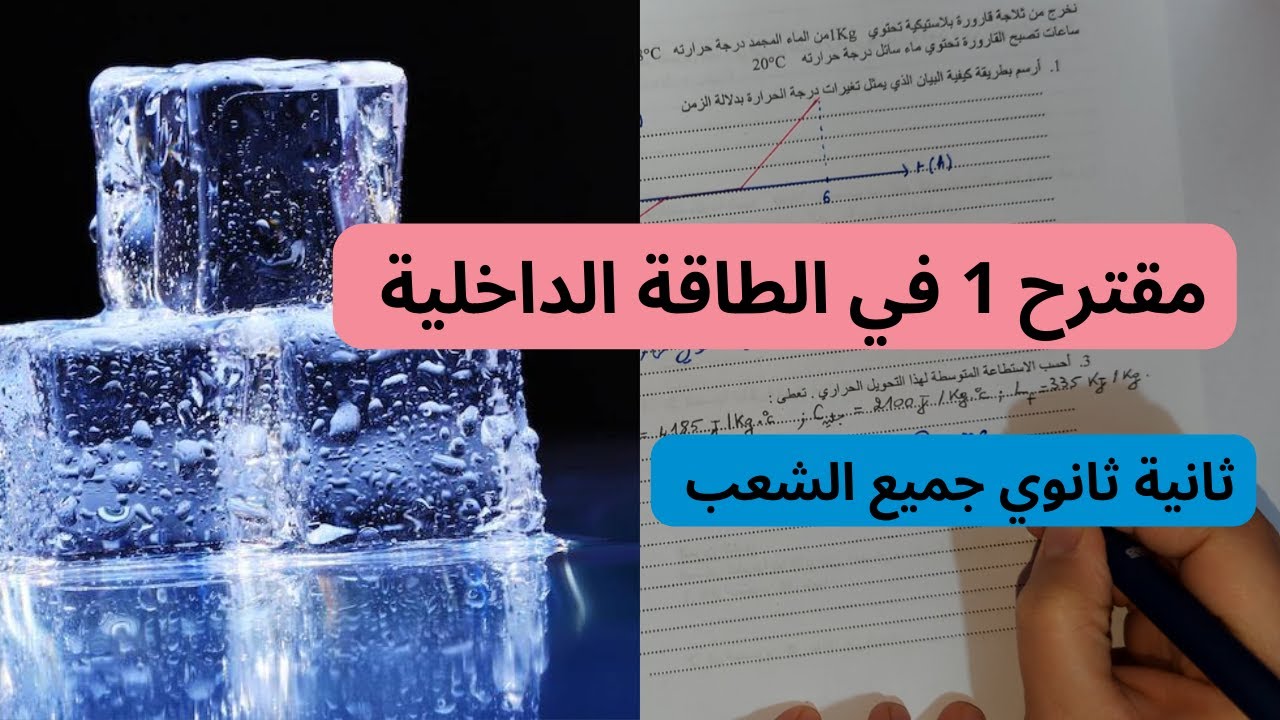 الطاقة الداخلية 2 ثانوي سلسلة تمارين محلولة