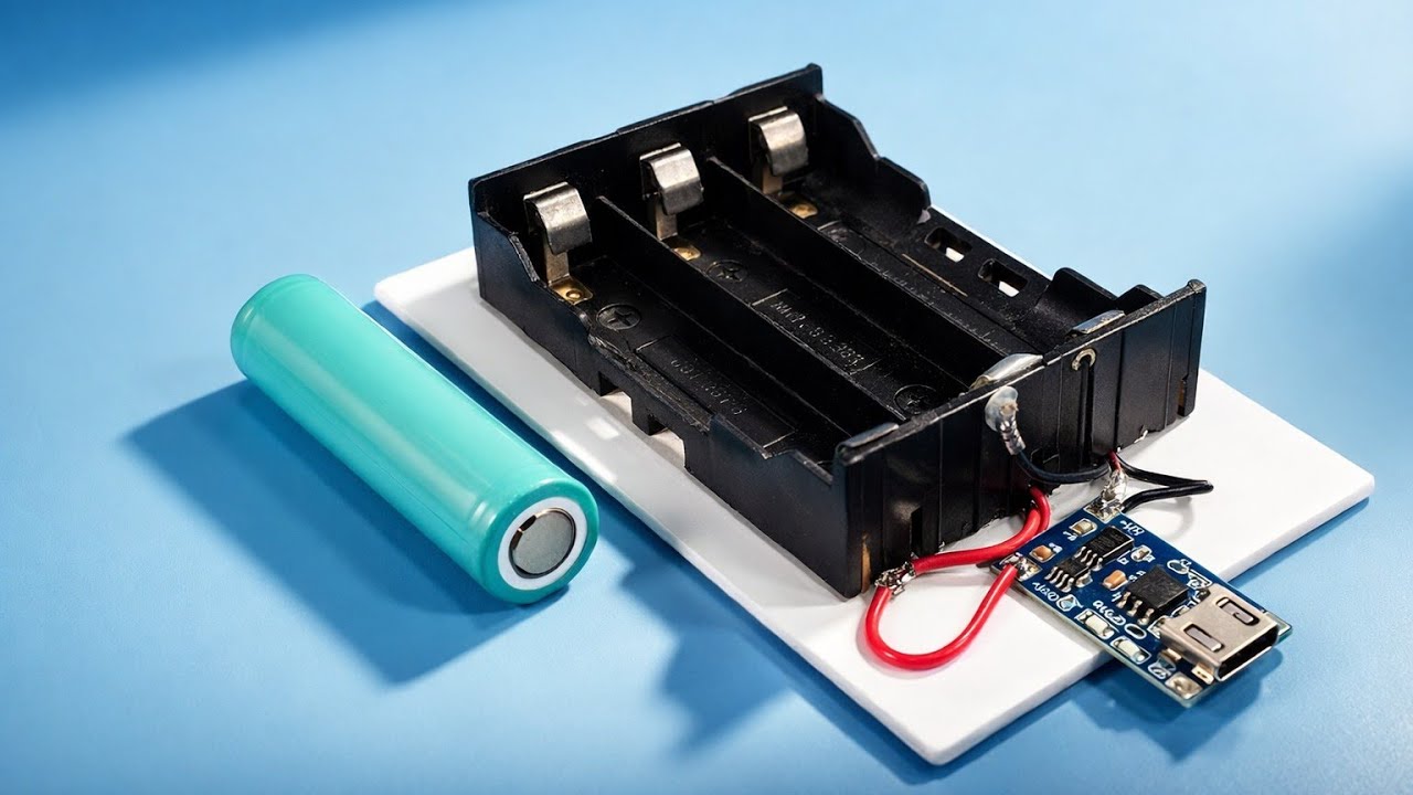 Build a low-cost 18650 battery balancing machine.