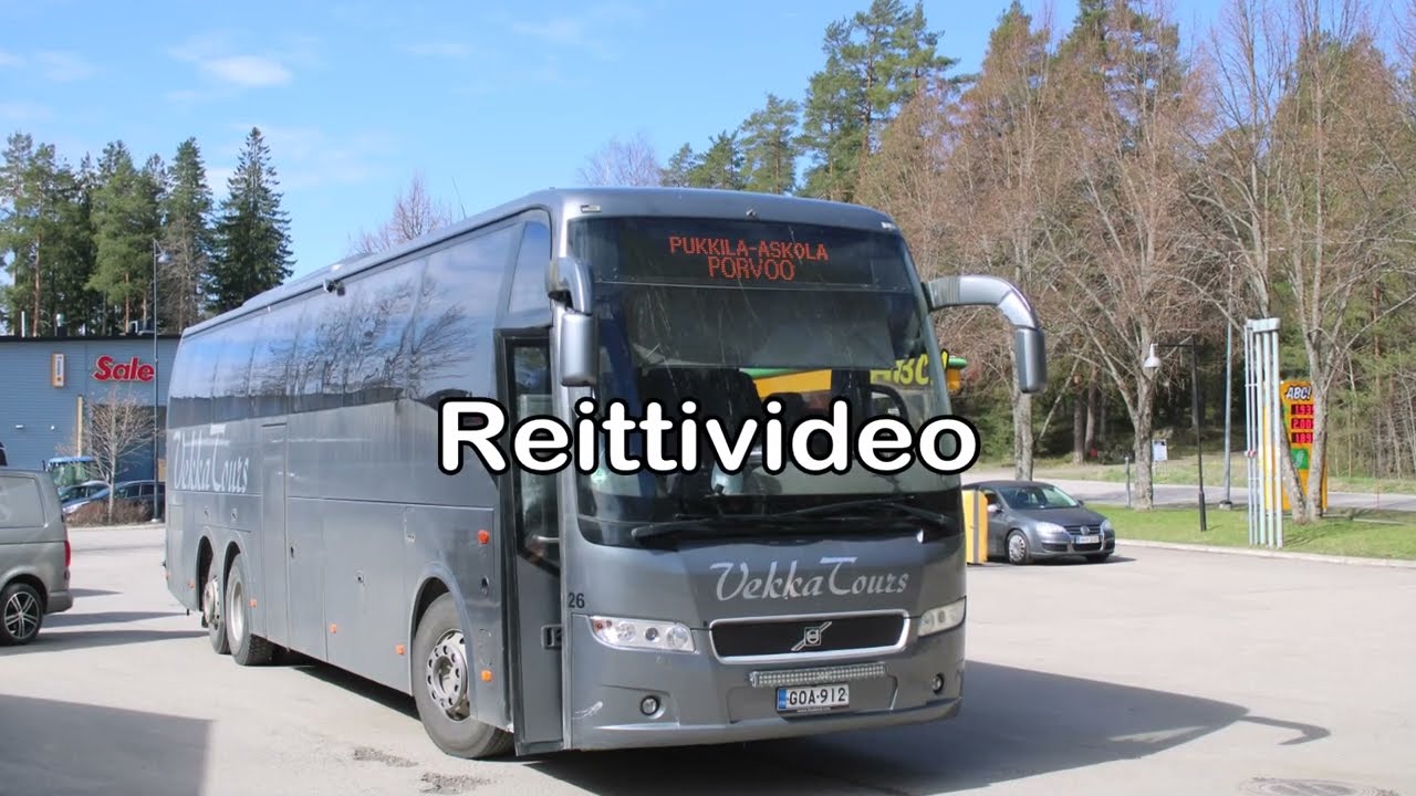 Reittivideo Pukkila - Askola - Monninkylä - VT55 - Porvoo