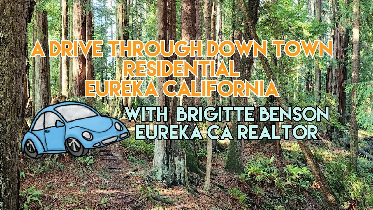 Driving Through Eureka California Residential Downtown 🏡🏡🏡