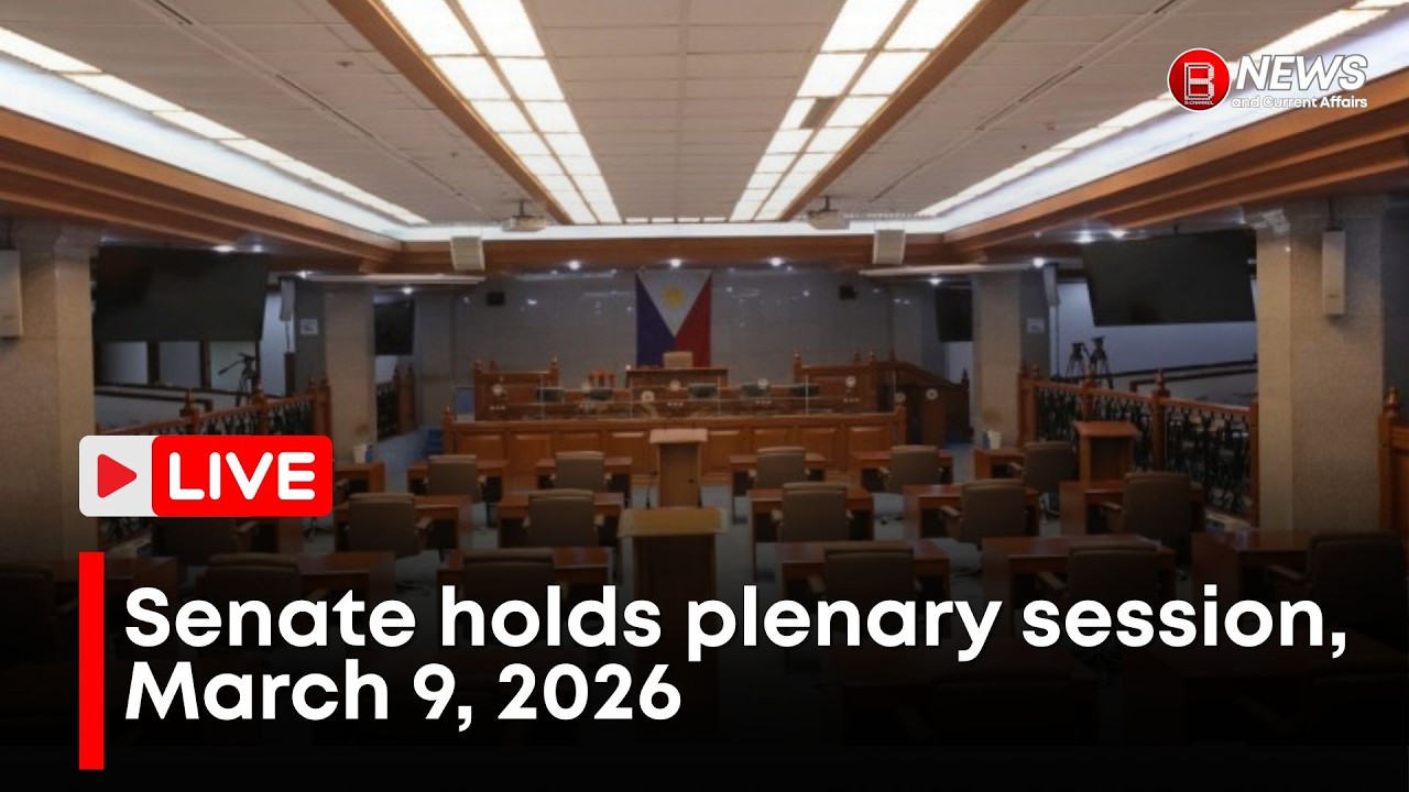 LIVE | Senate holds plenary session, March 9, 2026
