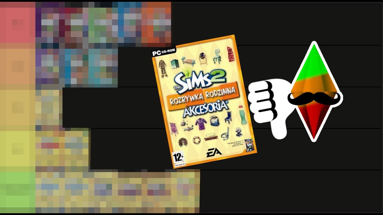 Ranking rozszerzeń do Sims 2