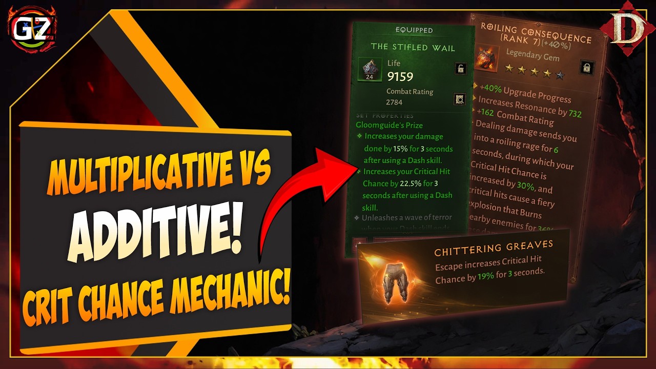 Объяснение механики критического шанса — аддитивный и мультипликативный — PvP и PvE | Diablo Immo...