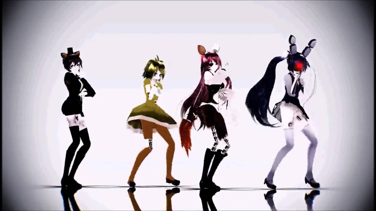 MMD FNAF 2NE1  I AM THE BEST