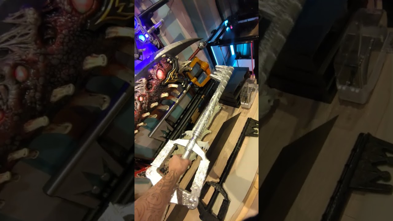 Kingdom Hearts Chrome Royal Keyblade (3D Printed by TMProjection)