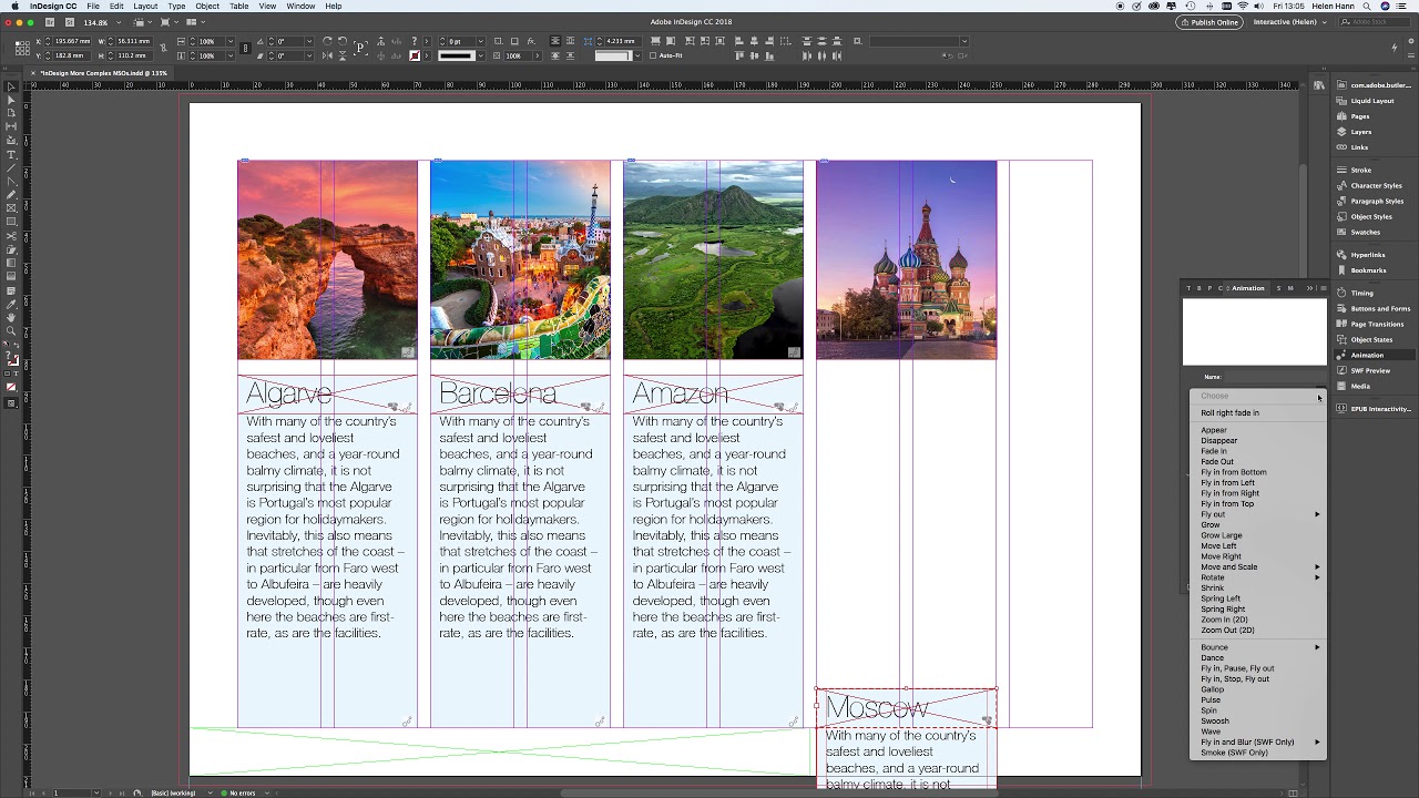 InDesign Complex Multi State Objects