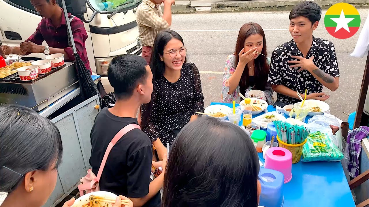 🇲🇲 Myanmar People's Vibrant Daily Life Culture in Yangon