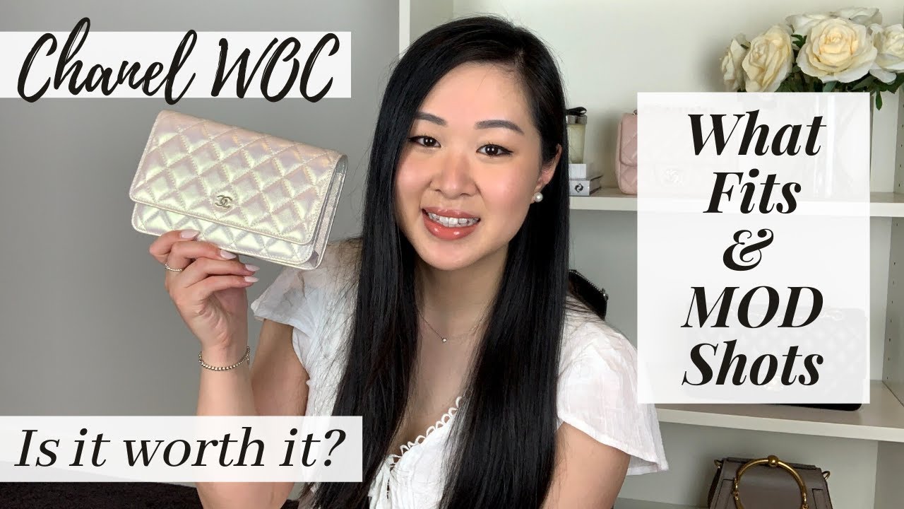 CHANEL WALLET ON CHAIN (WOC) | WHAT FITS INSIDE, WOC BASE SHAPER & MOD SHOTS | IS IT WORTH IT?
