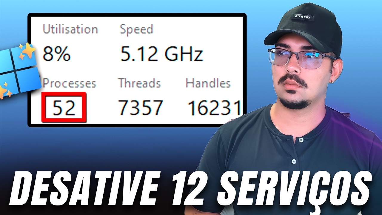 DESATIVE ESSES 12 SERVIÇOS INÚTEIS no Windows 10/11 e LIBERE CPU e RAM!