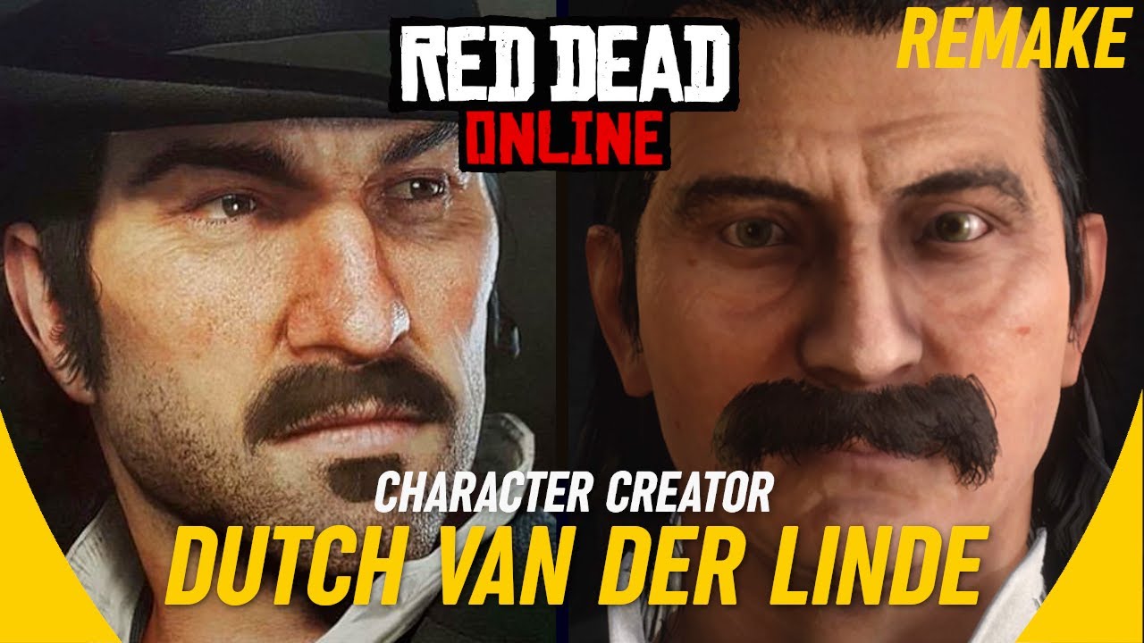 DUTCH VAN DER LINDE: Character Creator (Remake) RDR2