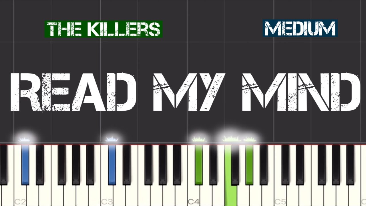 The Killers - Read My Mind Piano Tutorial | Medium