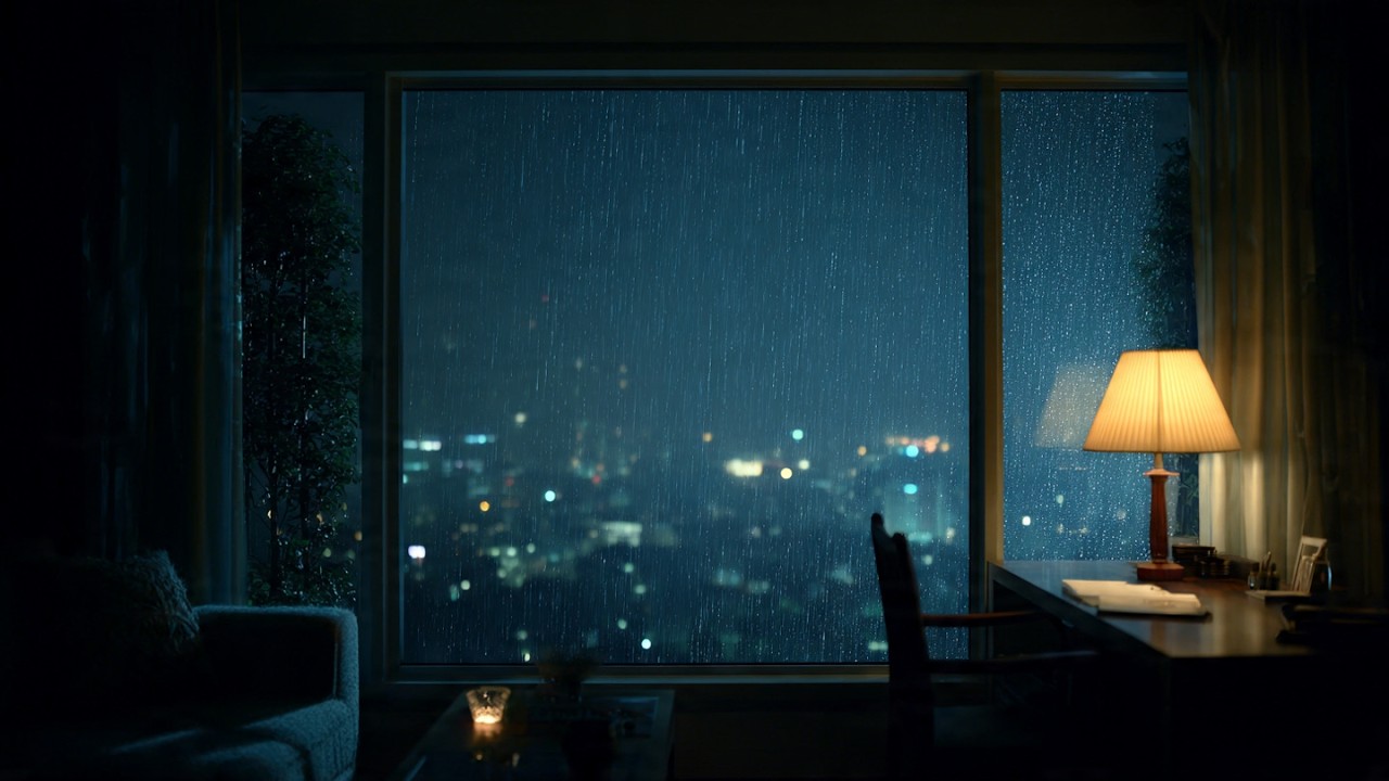 Dark Deep Work Lofi for Night Productivity | BlueWindow