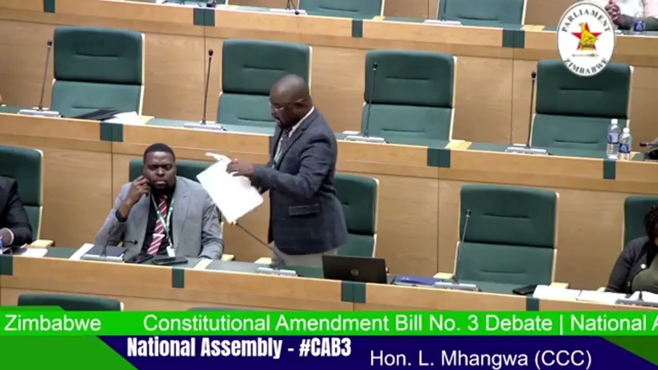 First MP breaks ranks, rejects Bill to extend President Mnangagwa&rsquo;s term during CAB debate.