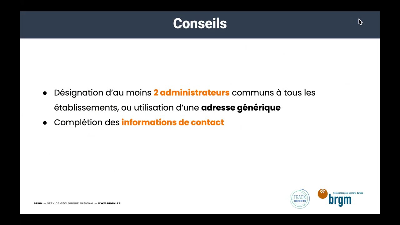 Formation sur l'utilisation de Trackdéchets pour les collectivités