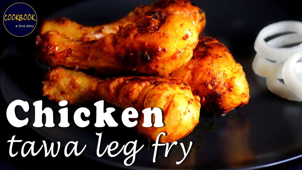 Spicy chicken leg fry recipe || Chicken leg tawa fry || Quick and easy chicken leg fry recipe