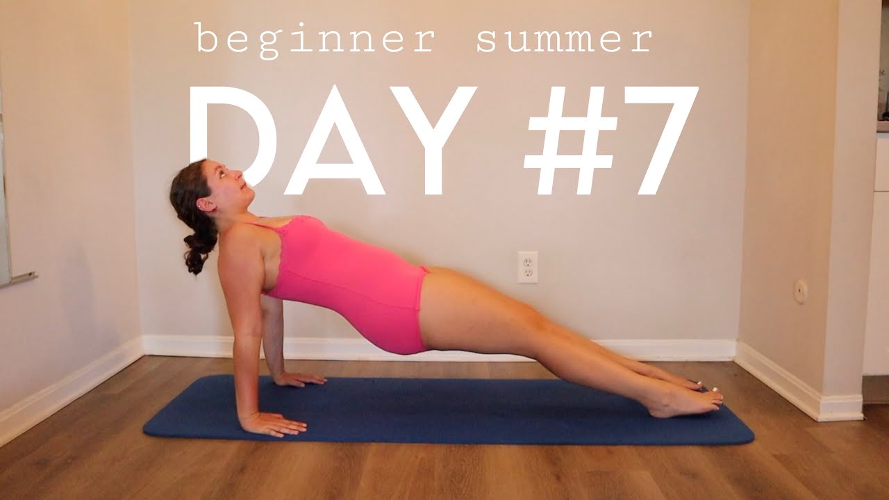 Day #7 Beginner Summer 30 Day Workout Challenge - Full Body 16 Mins At Home No Equipment
