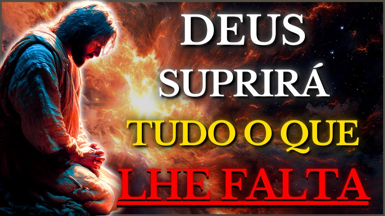 DEUS TE DIZ HOJE: DEPOSITE SUA CONFIAN&Ccedil;A EM DEUS, ELE SUPRIR&Aacute; TUDO O QUE SUA VIDA NECESSITA