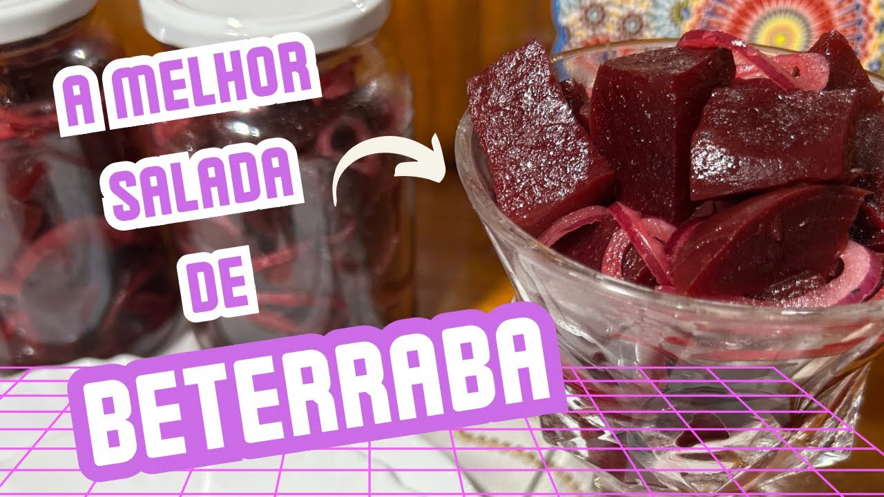 COMO FAZER SALADA DE BETERRABA!  TEMPERO SIMPLES MAIS DELICIOSO 
