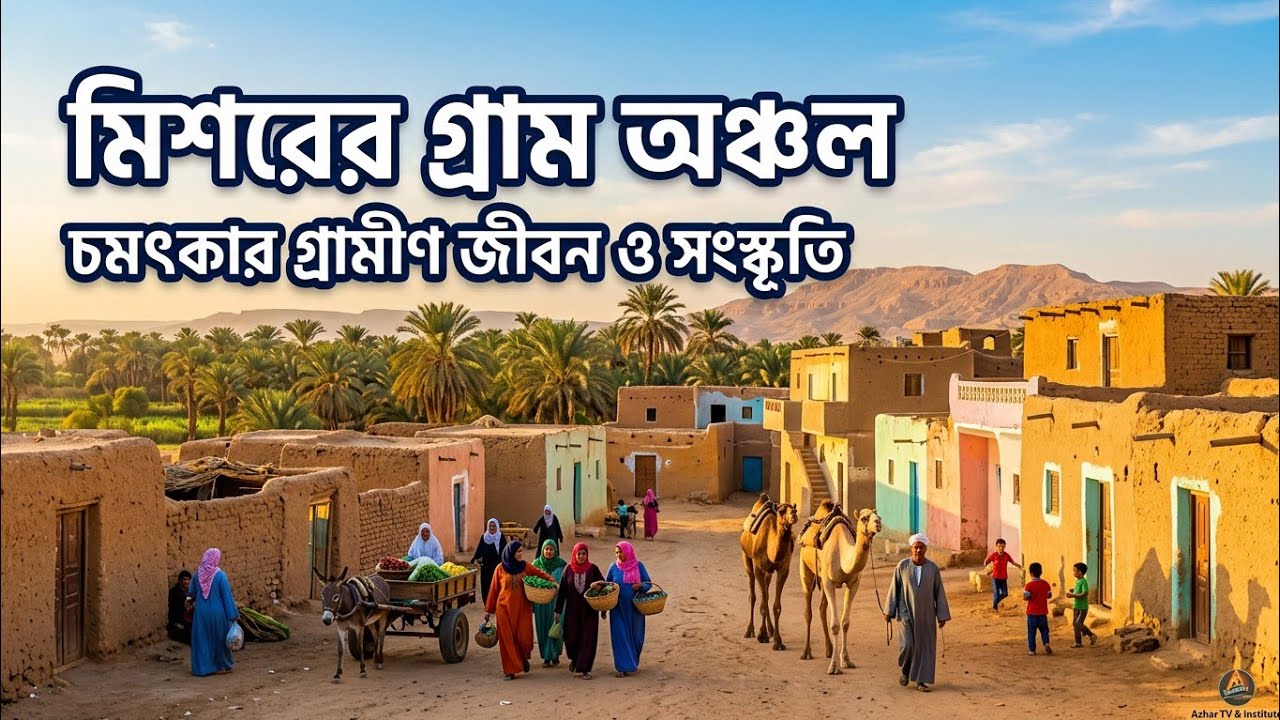 মিশরের গ্রাম অঞ্চল দেখতে কেমন??  যেখানে আমরা বাংলাদেশকে খুজে পাই।