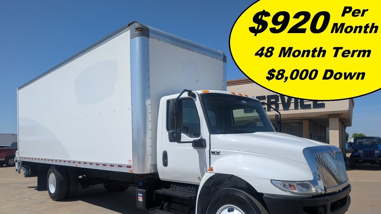 2021 INTERNATIONAL MV - $920 per month - 26 ft Cargo Box For Sale