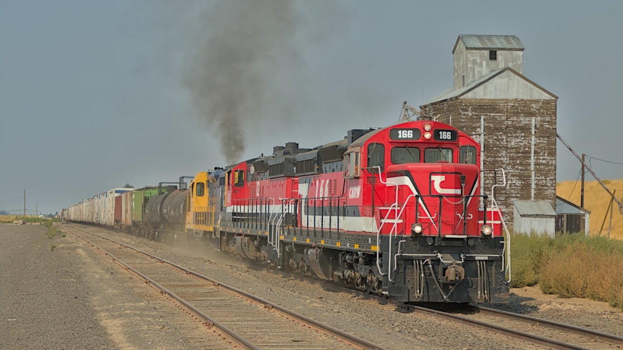 Farewell to the SD9s! Columbia Basin Railway
