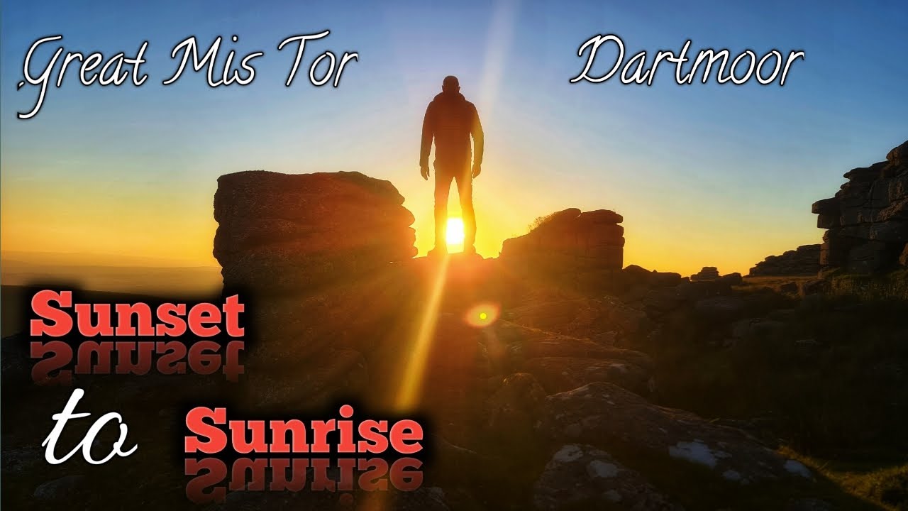 Stunning sunset and sunrise on Great Mis Tor Dartmoor Regatta Montegra#wildcamping #dartmoorwildcamp