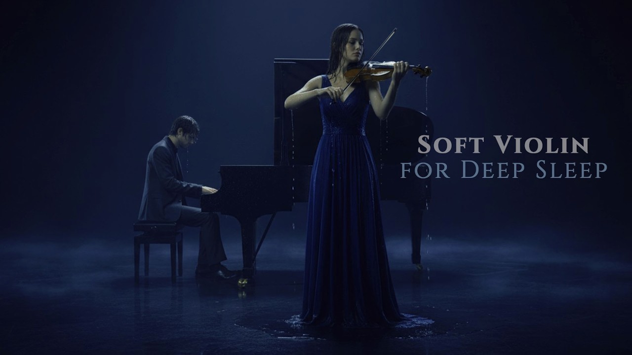 Fast Deep Sleep with Slow Soft Violin Music 🎻💤 | Let Go of Stress Completely 🌙✨