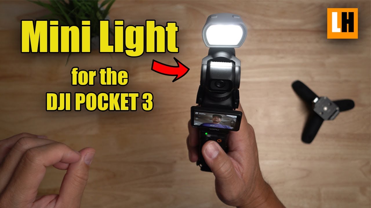 Neweer DJI Pocket 3 Magnetic Vlogging Light - Small but BRIGHT!