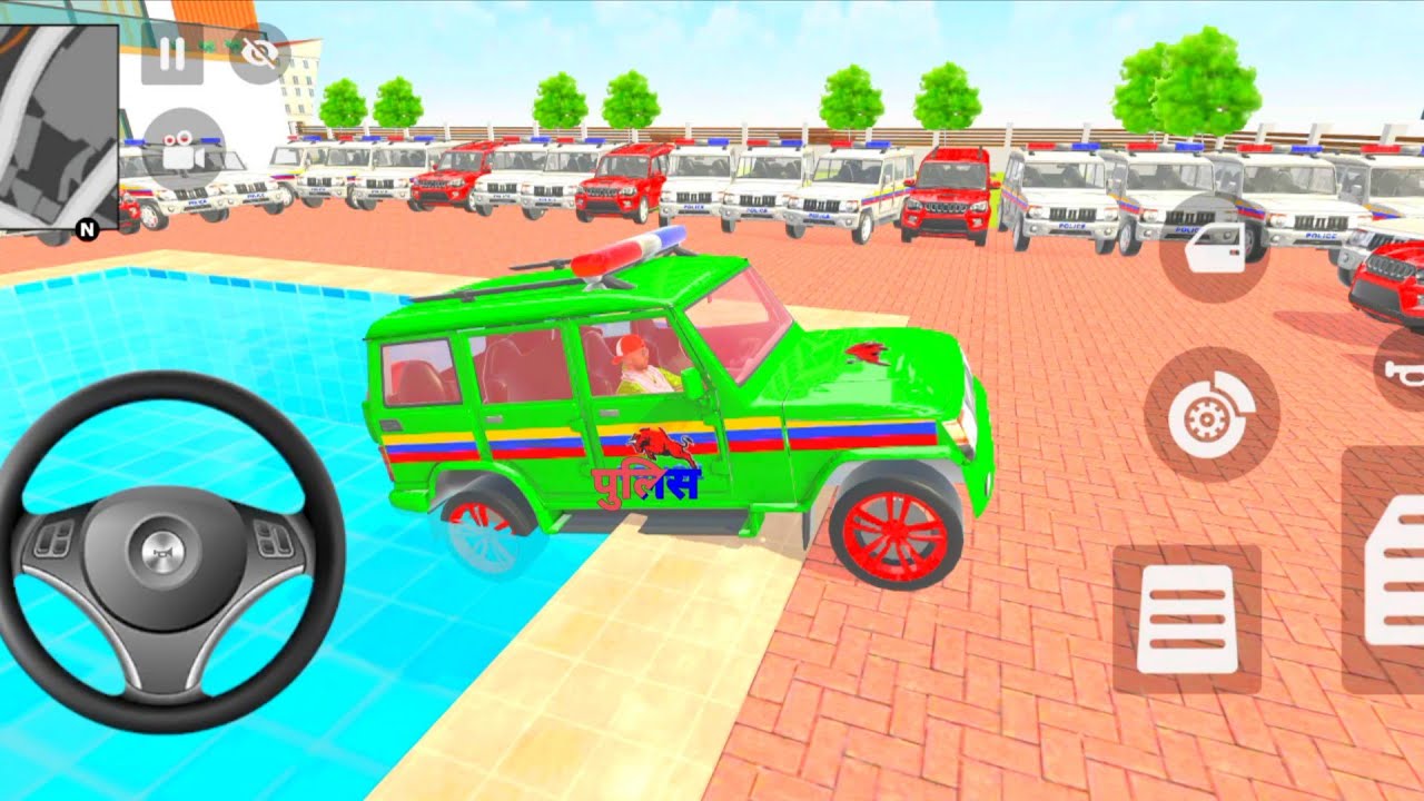 🚨Modified Car Game: Franklin Order In😱 Indian Truck And Tractor 💥 drives A 💚Police💚SUV Game🥳