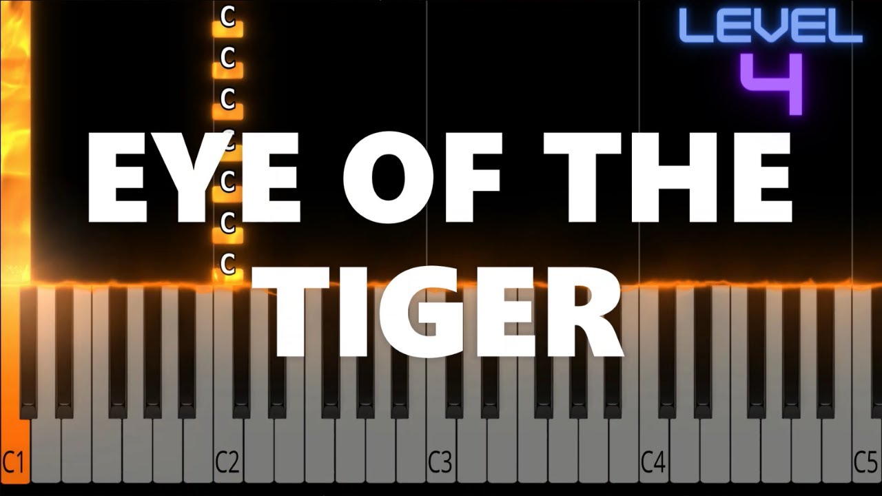 Eye of the Tiger - Survivor - ADVANCED Piano Tutorial