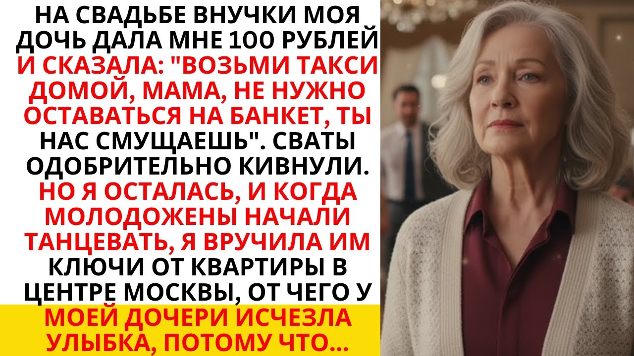 Дочь дала 100 р., сказав: «Возьми такси и исчезни!» Сваты кивнули. Но когда начался танец молодых…