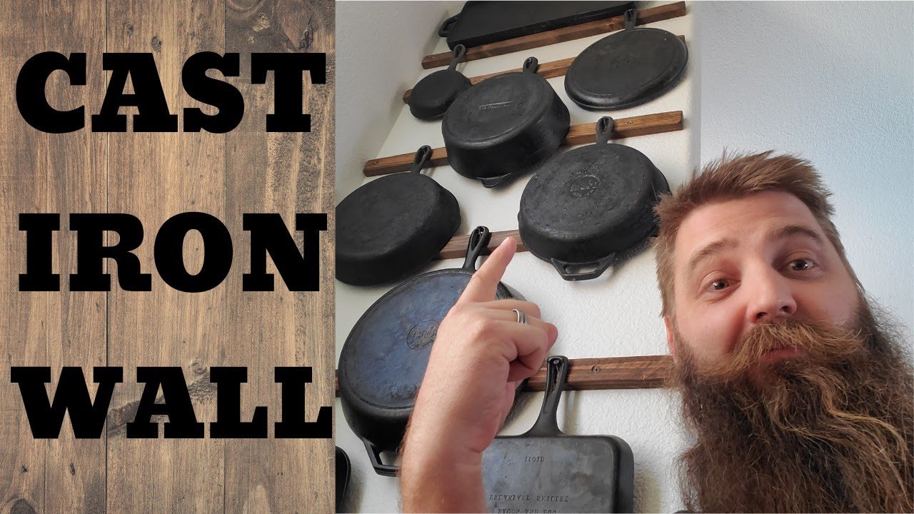 CAST IRON WALL - How to hang your pans
