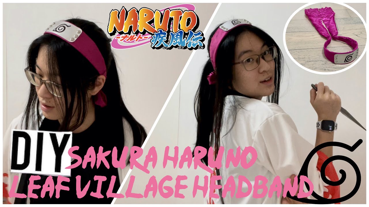 DIY Sakura Haruno Leaf Village/Konoha Headband | Naruto DIY