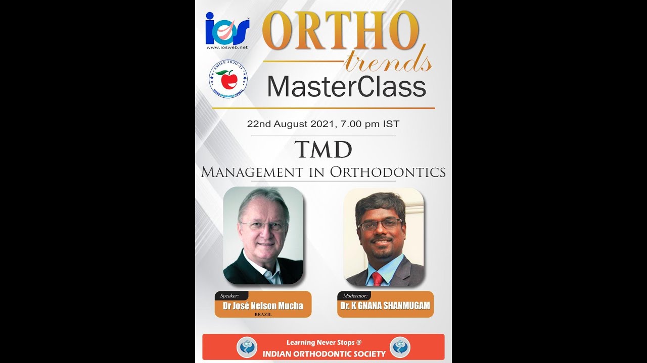 Master Class August 2021 TMD Management by Dr JOSE NELSON MUCHA, Brazil