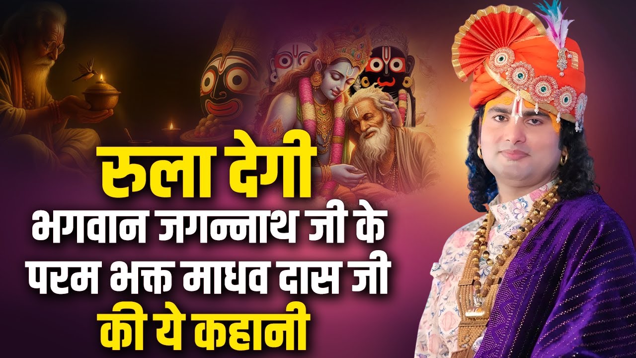 रुला देगी भगवान जगन्नाथ जी के परम भक्त माधव दास जी की ये कहानी | अनिरुद्धाचार्य जी