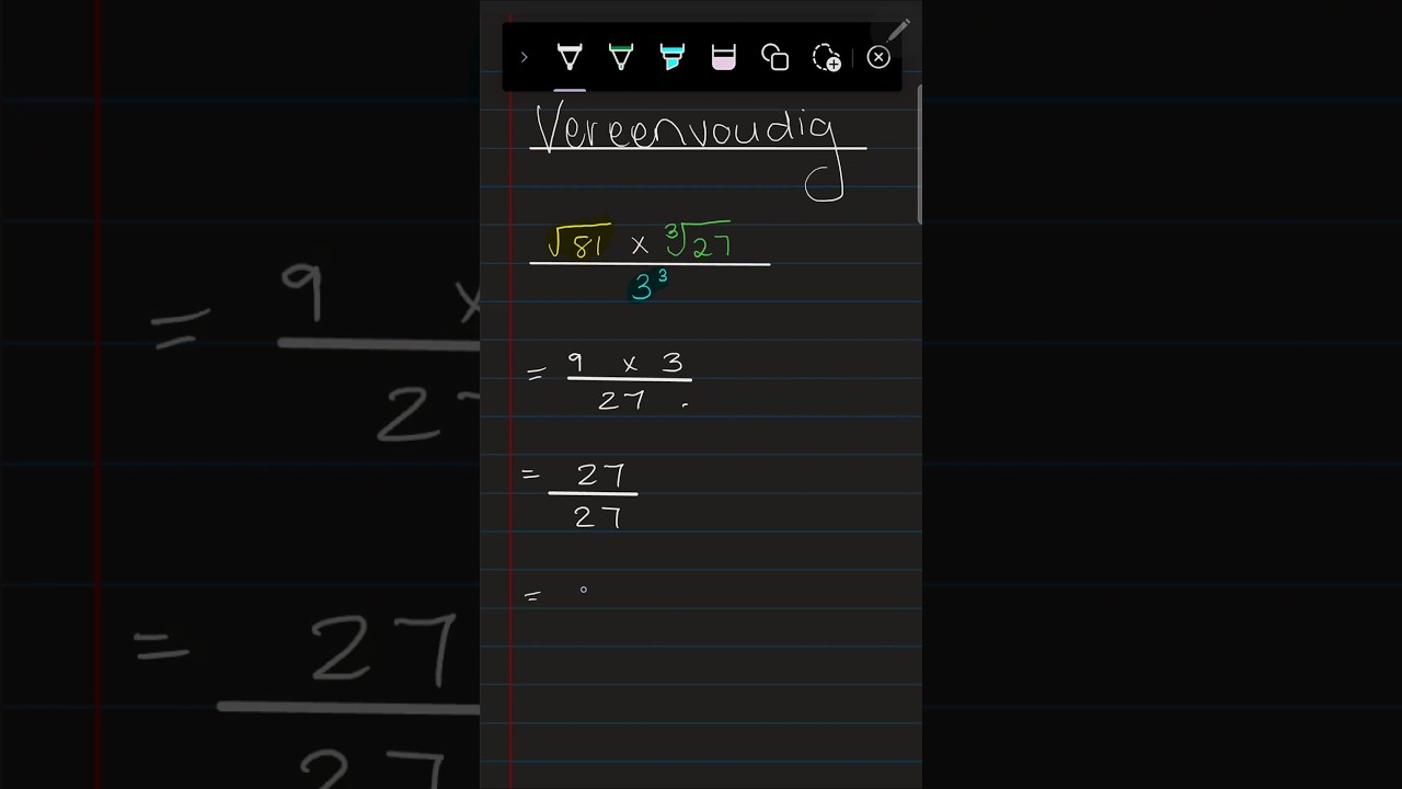 Graad 8 Wiskunde: Vierkantswortels en Derdemagswortels #education #maths #wiskunde #igniteeducate