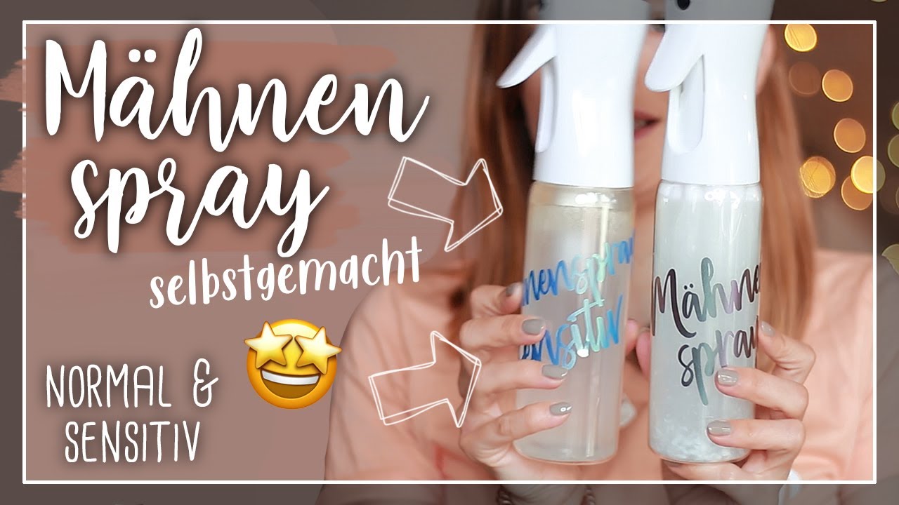 MÄHNENSPRAY selbstgemacht 🤩 | sensitiv & normal | DIY // A&G HorseDiary