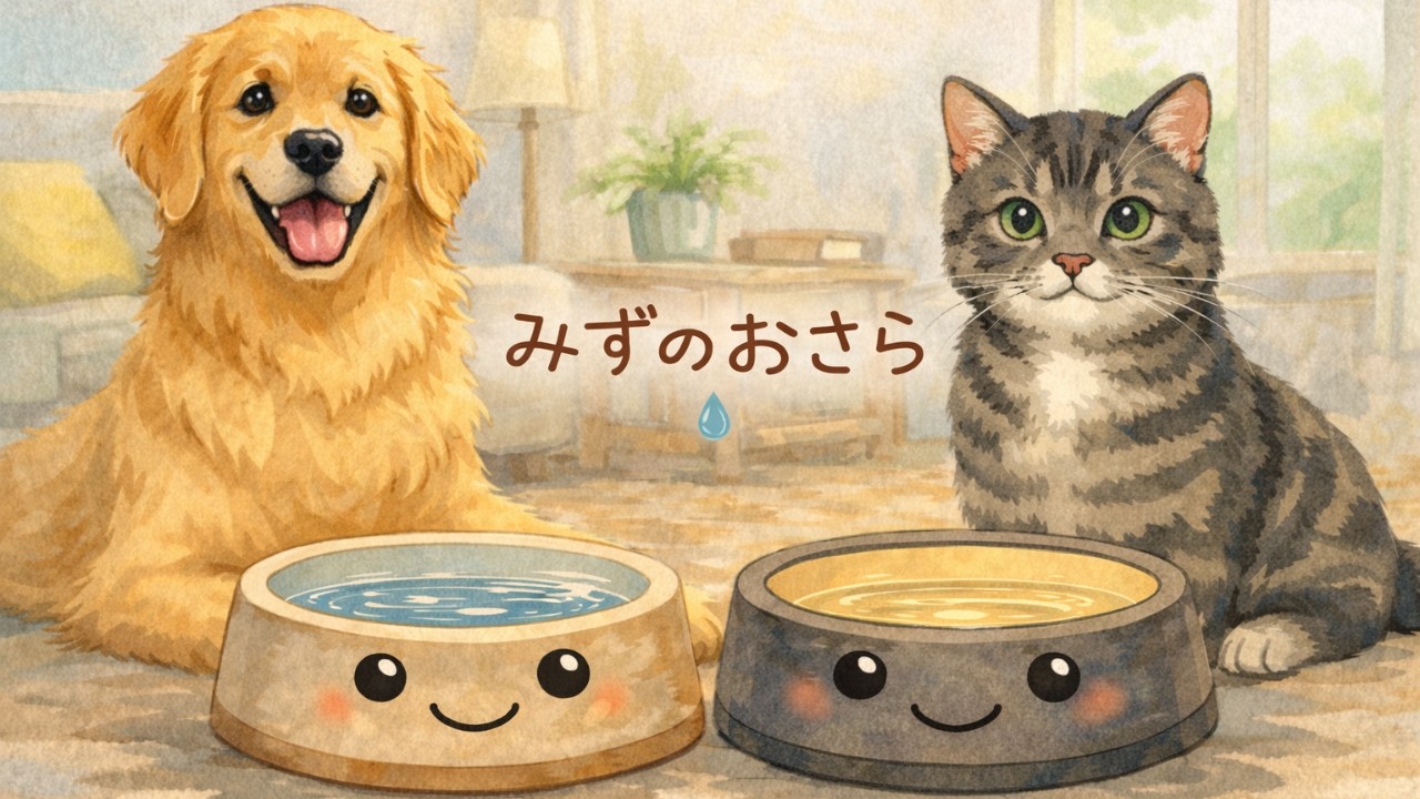 【朗読】みずのおさら｜やさしい夜のお話（小学生向け）