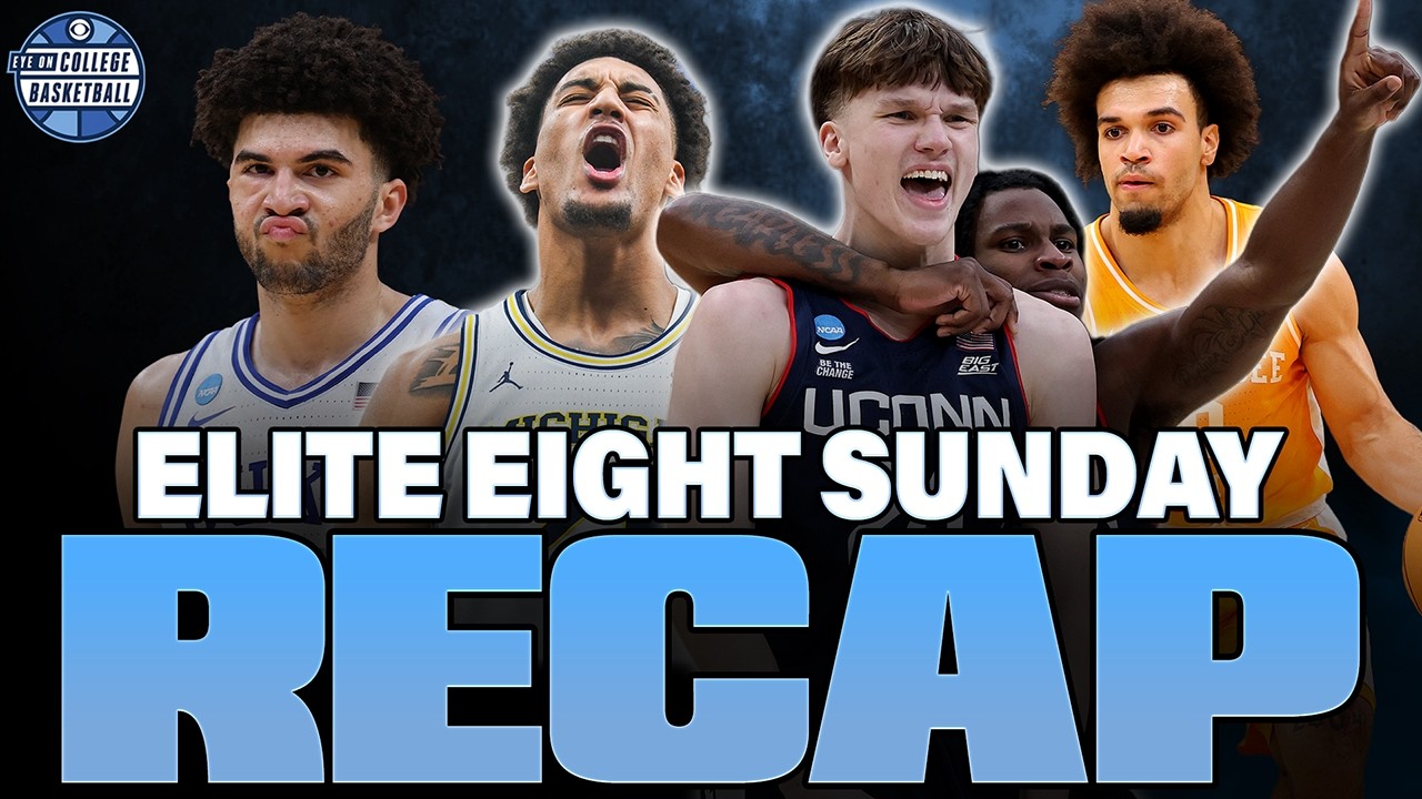 Elite Eight REACTIONS! BRAYLON MULLINS & UCONN STUN DUKE! Michigan dusts Vols | 2026 March Madness