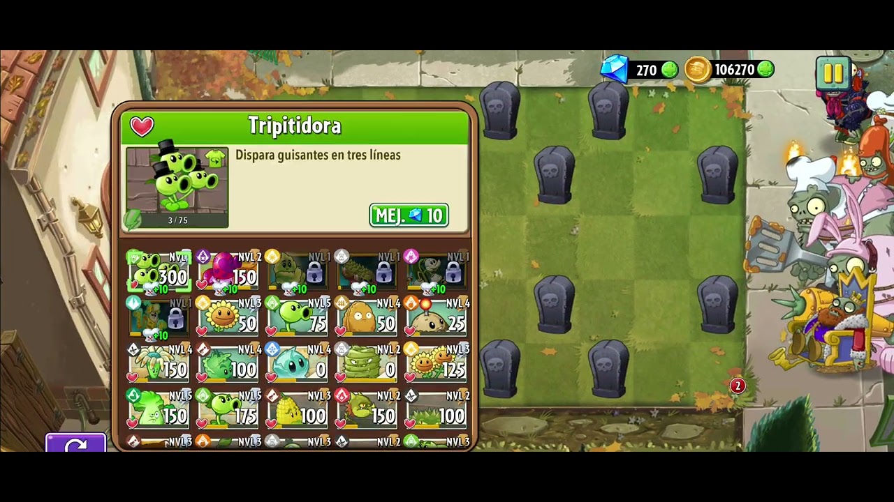 Pelea de comida parte 3 plantas vs zombies 2 