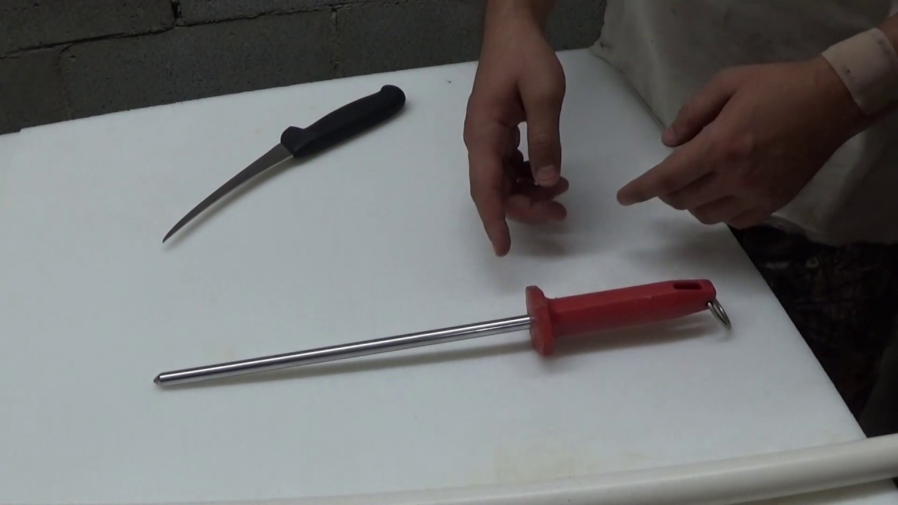 How to use a butcher steel.(FOOL PROOF)