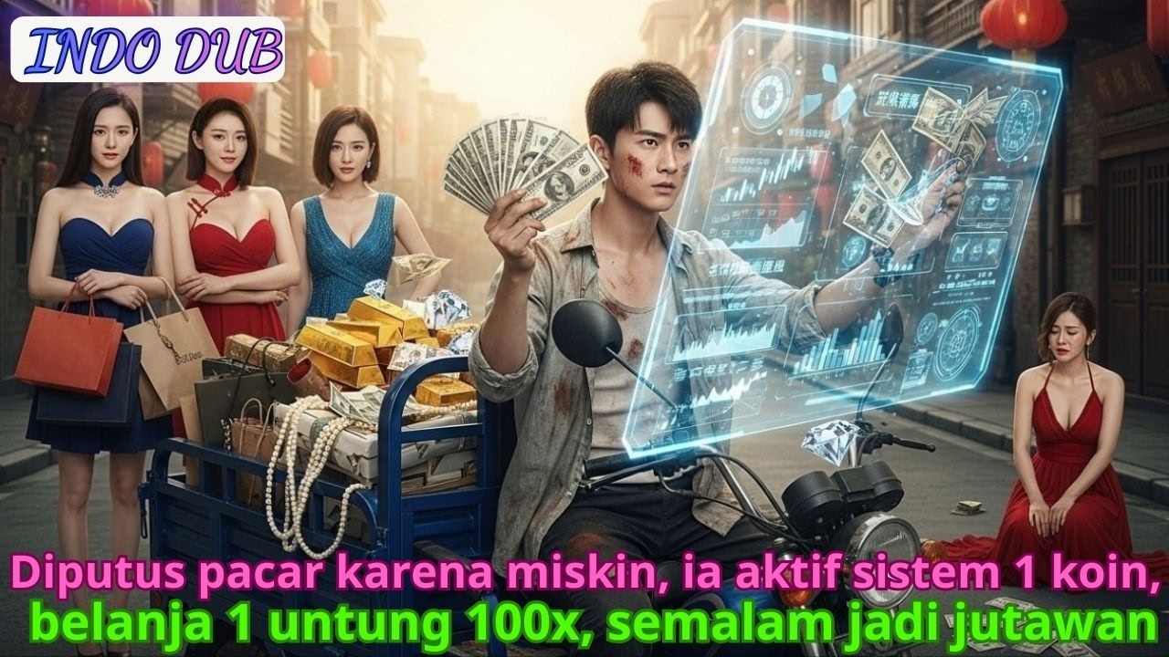 Diputus pacar karena miskin, ia aktif sistem 1 koin, belanja 1 untung 100x, semalam jadi jutawan