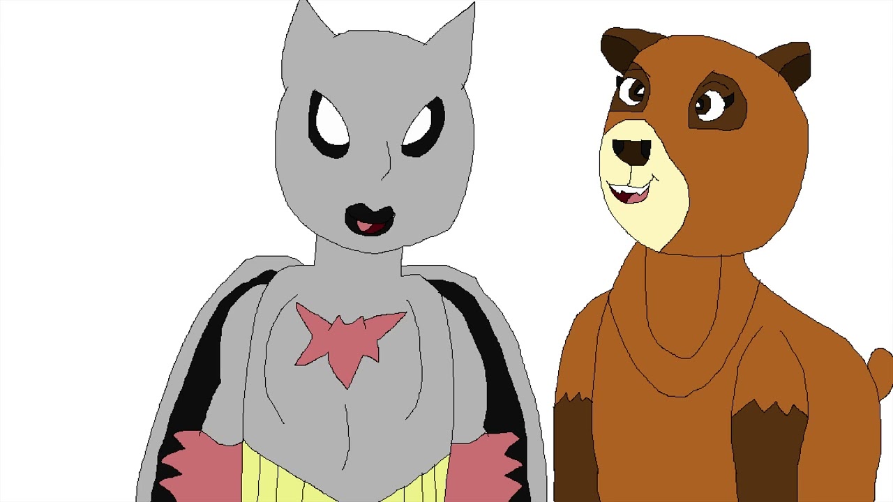 Batwoman (BMMOTBW) (2003) meets Nita (Bear Form) Art by J.A. Ealy (An Autistic Person)