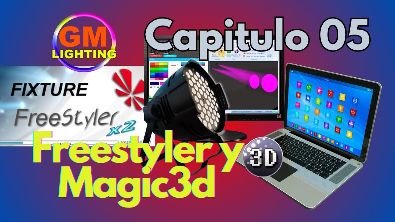 Domina la Iluminación DMX con Freestyler y Magic 3D #GMLighting